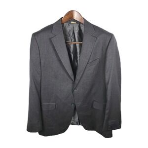 Banana Republic Suit Jacket Mens 44R Modern Fit Gray Wool Lanificio Cerruti NEW